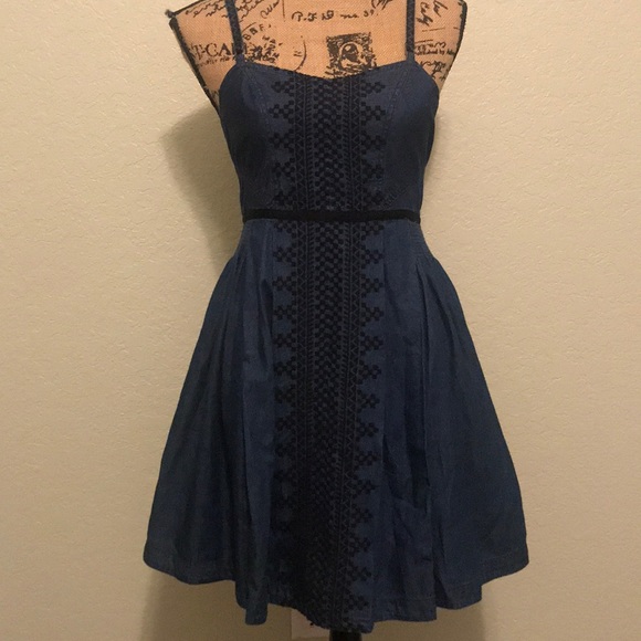Free people denim dress - Picture 2 of 11